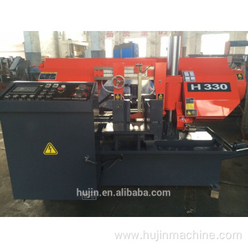 Horizontal 45 degree 90 miter band saw machine